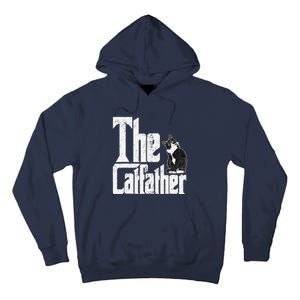 The Catfather Cat Father Mafia Funny Parody Fathers Day Tall Hoodie