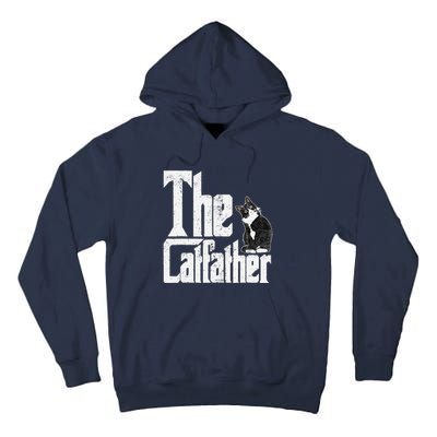 The Catfather Cat Father Mafia Funny Parody Fathers Day Tall Hoodie