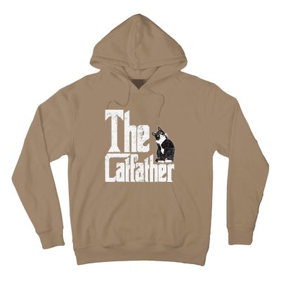 The Catfather Cat Father Mafia Funny Parody Fathers Day Hoodie