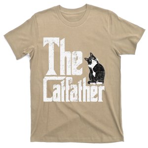 The Catfather Cat Father Mafia Funny Parody Fathers Day T-Shirt