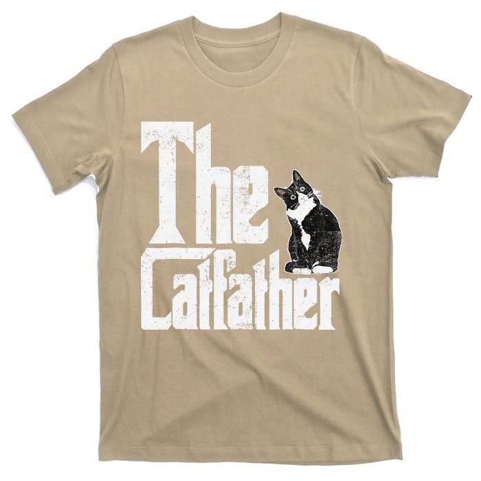 The Catfather Cat Father Mafia Funny Parody Fathers Day T-Shirt