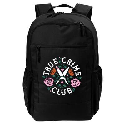 True Crime Club Funny True Crime Fan Backpack