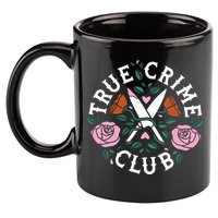 True Crime Club Funny True Crime Fan 11oz C Handle Ceramic Mug