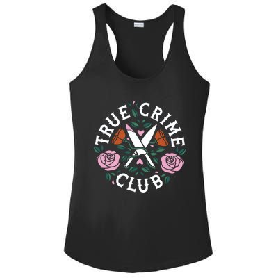 True Crime Club Funny True Crime Fan Ladies PosiCharge Competitor Racerback Tank