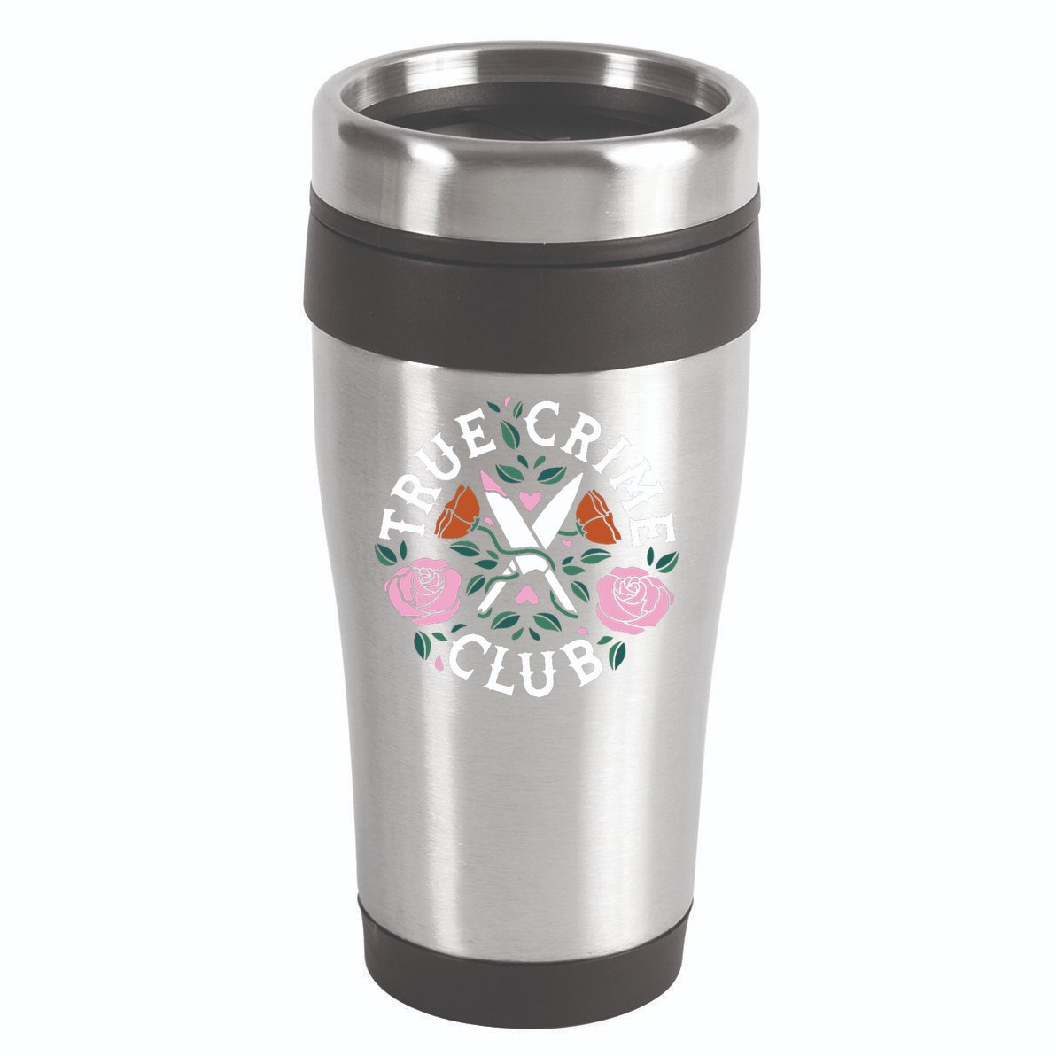 True Crime Club Funny True Crime Fan 16oz Travel Tumbler