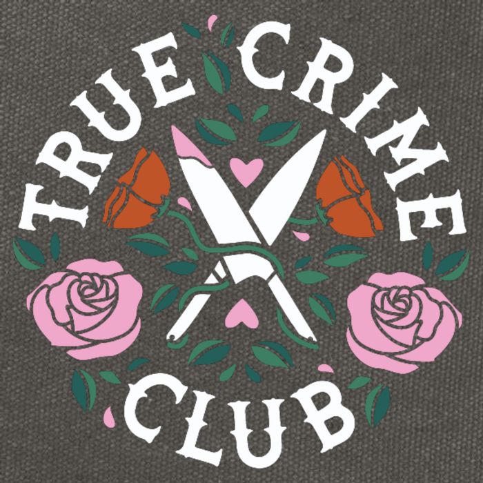 True Crime Club Funny True Crime Fan Cotton Canvas Backpack