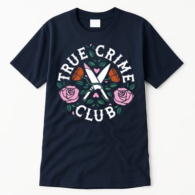 True Crime Club Funny True Crime Fan Tall T-Shirt