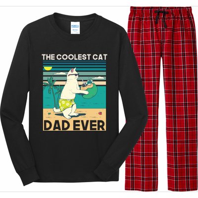 The Coolest Cat Dad Ever Long Sleeve Pajama Set