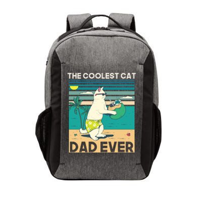 The Coolest Cat Dad Ever Vector Backpack