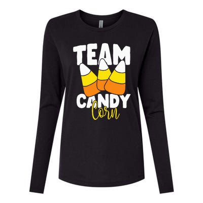 Team Candy Corn Halloween Costume Funny Womens Cotton Relaxed Long Sleeve T-Shirt