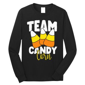 Team Candy Corn Halloween Costume Funny Long Sleeve Shirt