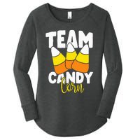 Team Candy Corn Halloween Costume Funny Women's Perfect Tri Tunic Long Sleeve Shirt