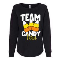 Team Candy Corn Halloween Costume Funny Womens California Wash Sweatshirt