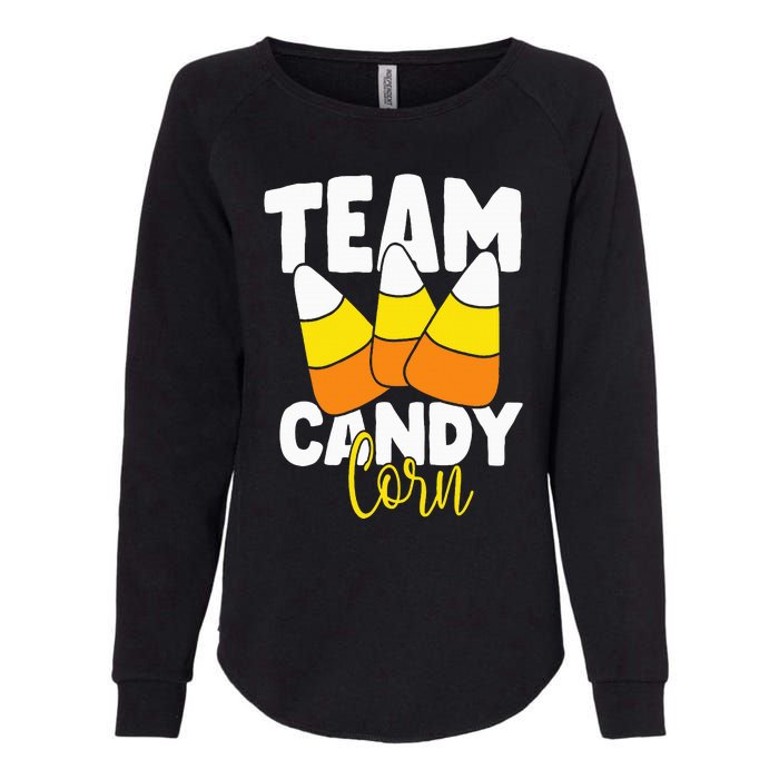 Team Candy Corn Halloween Costume Funny Womens California Wash Sweatshirt