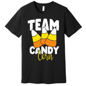 Team Candy Corn Halloween Costume Funny Premium T-Shirt