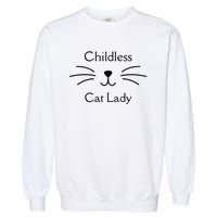 This Childless Cat Lady Ladies Is Voting Kamala Garment-Dyed Sweatshirt