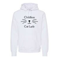 This Childless Cat Lady Ladies Is Voting Kamala Premium Hoodie