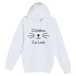 This Childless Cat Lady Ladies Is Voting Kamala Premium Pullover Hoodie