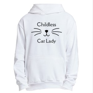 This Childless Cat Lady Ladies Is Voting Kamala Urban Pullover Hoodie