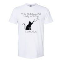 This Childless Cat Lady Is Voting Kamala Softstyle CVC T-Shirt