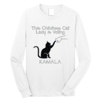 This Childless Cat Lady Is Voting Kamala Long Sleeve Shirt