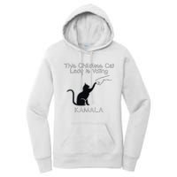 This Childless Cat Lady Is Voting Kamala Women's Pullover Hoodie