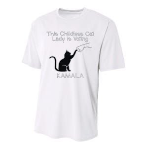 This Childless Cat Lady Is Voting Kamala Performance Sprint T-Shirt