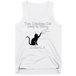 This Childless Cat Lady Is Voting Kamala Tank Top