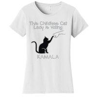 This Childless Cat Lady Is Voting Kamala Women's T-Shirt