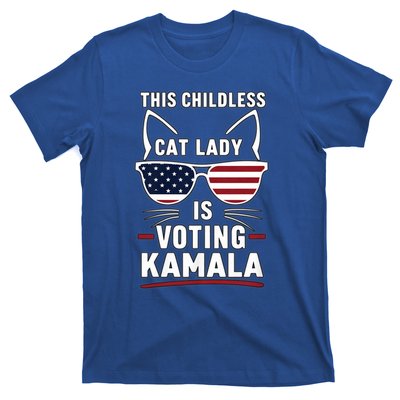 This Childless Cat Lady Is Voting Kamala Harris 2024 T-Shirt