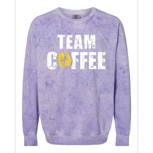 Team Coffee Coffee Lovers Colorblast Crewneck Sweatshirt