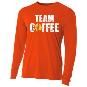 Team Coffee Coffee Lovers Cooling Performance Long Sleeve Crew