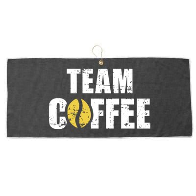 Team Coffee Coffee Lovers Large Microfiber Waffle Golf Towel