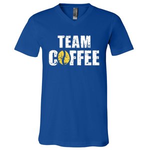 Team Coffee Coffee Lovers V-Neck T-Shirt