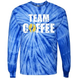 Team Coffee Coffee Lovers Tie-Dye Long Sleeve Shirt