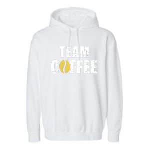 Team Coffee Coffee Lovers Garment-Dyed Fleece Hoodie