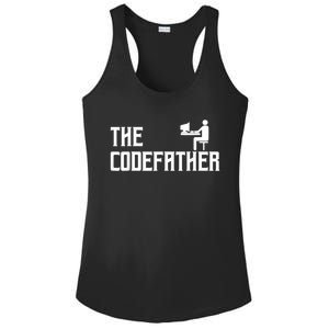 The Codefather Coding Coder Developer Computer Nerd Ladies PosiCharge Competitor Racerback Tank