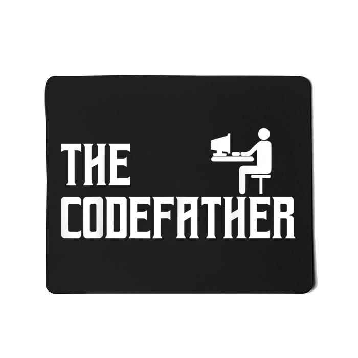 The Codefather Coding Coder Developer Computer Nerd Mousepad