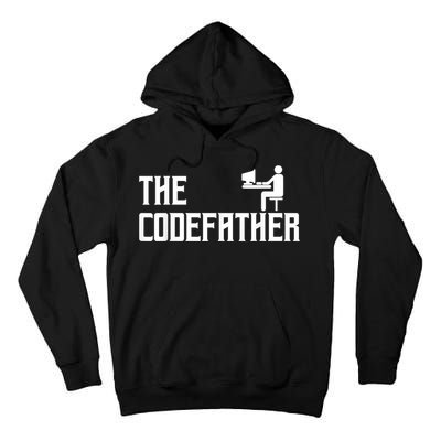 The Codefather Coding Coder Developer Computer Nerd Tall Hoodie