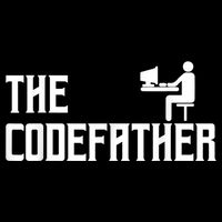 The Codefather Coding Coder Developer Computer Nerd Women's Knotted Racerback Tank