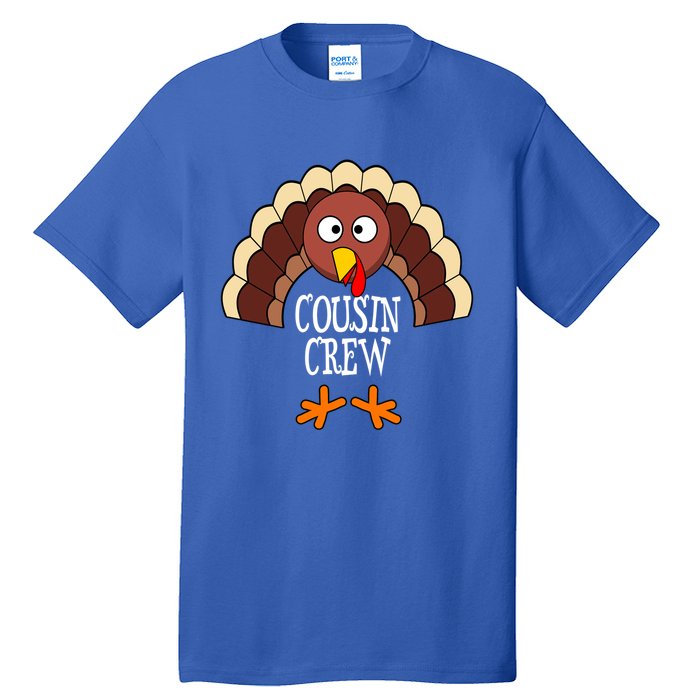 Thanksgiving Cousin Crew Turkey Group Matching Family Cute Gift Tall T-Shirt