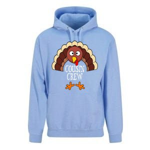 Thanksgiving Cousin Crew Turkey Group Matching Family Cute Gift Unisex Surf Hoodie