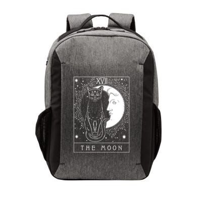 Tarot Card Crescent Moon And Cat Graphic Vector Backpack