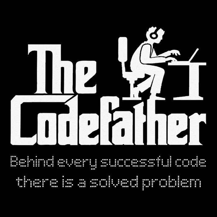 The Codefather Code Solved Problem Funny Family Quotes Metallic Star Ornament