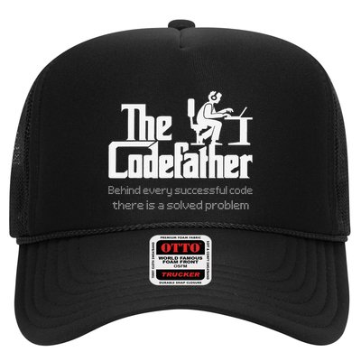 The Codefather Code Solved Problem Funny Family Quotes Trucker Hat