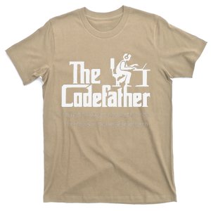 The Codefather Code Solved Problem Funny Family Quotes T-Shirt