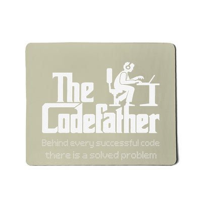 The Codefather Code Solved Problem Funny Family Quotes Mousepad