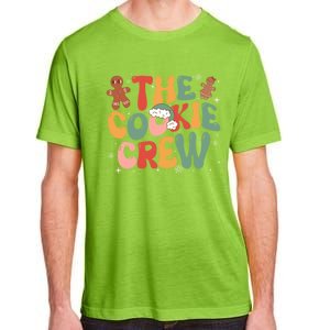 The Cookie Crew Baking Retro Groovy Christmas Gingerbread Gift Adult ChromaSoft Performance T-Shirt