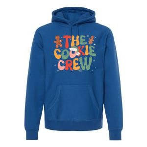 The Cookie Crew Baking Retro Groovy Christmas Gingerbread Gift Premium Hoodie