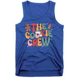 The Cookie Crew Baking Retro Groovy Christmas Gingerbread Gift Tank Top